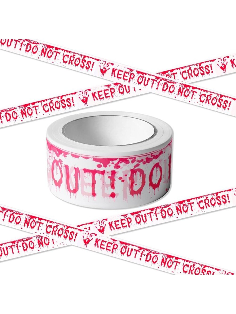 Halloween Decor KEEP OUT! DO NOT CROSS! Tape Party Haunted Houses Danger Areas